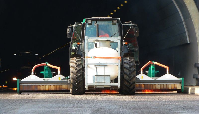 Le tracteur sécheur offre la possibilité de diminuer considérablement l’humidité du support.