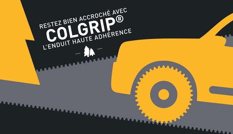 COLGRIP&reg; est un rev&ecirc;tement superficiel de tr&egrave;s haute adh&eacute;rence, qui permet de r&eacute;duire significativement, par tout temps, les distances de freinage et les d&eacute;viations de trajectoires.